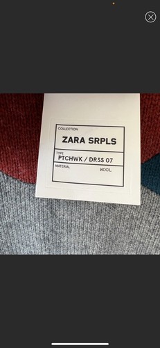 ZARA Girl’s Wool Patchwork Dress Age 10 - 11 Years Old - Picture 8 of 10