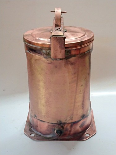 Maritime salvaged copper single stacked ship's running lights Vintage Passage - Picture 4 of 7