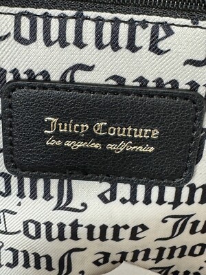 NEW Juicy Couture Black & White Shearling Flashback Backpack  display picture 3