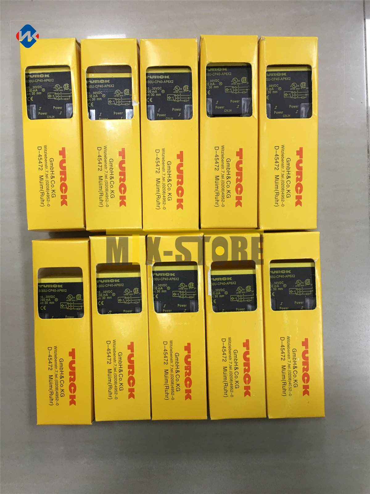 1PCS New TURCK BI30U-CP40-AP6X2 BI30U-CP40-AN6X2 Sensor&Proximity Switch