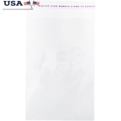 Self Sealing Cellophane Bags 200pcs Resealable OPP Packaging Cookies Toys Candy