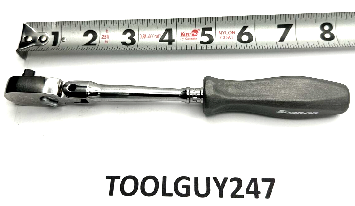 SNAP ON TOOL DK TITANIUM 1/4 Drive Hard Grip Long Flex Head
