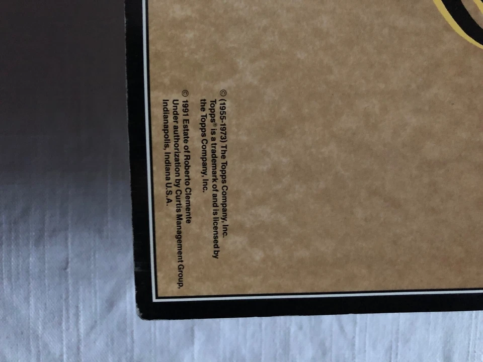 Póster vintage de Roberto Clemente 3000 Hit con tarjetas adhesivas incluidas Foto 4 de 4