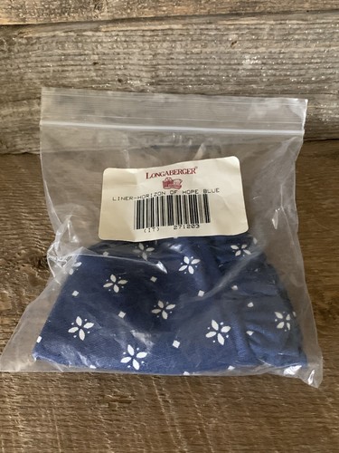 Neu - Longaberger Horizon Of Hope Liner in Classic Blue Neu in Tasche - Bild 1 von 2