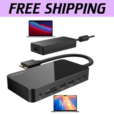 FusionDock 1 MacBook Pro Docking Station: 12-in-2, 150W Power Adapter, Dual 4K
