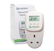 Plug in Thermostat Electric Greenhouse Heater Digital Temperature Controller 