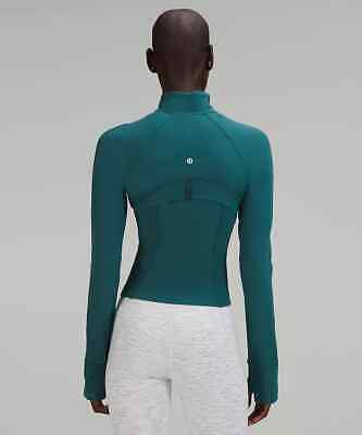 NWT Lululemon Ribbed Nulu Cropped Define Jacket Green Jasper NWT Lululemon Ribbed Nulu Cropped Define Jacket Green Jasper