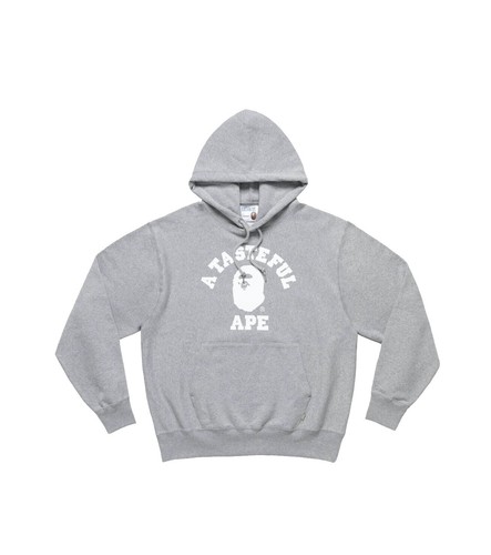 BAPE × Peanuts Snoopy shark full zip hoodie Gray A Bathing Ape