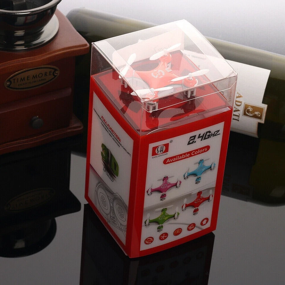 Cheerson 2.4G 4CH 6-Axis Mini RC Drone Quadcopter LED Gyro Toy Aircraft w/Remote - Image 3 of 4