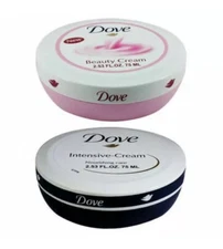 2 Dove Cream - New Dove Beauty Cream & Intensive Cream Nourishing USA Seller