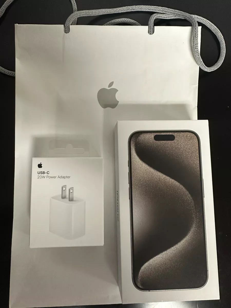 ✳️🔥Brand New Open Box Apple iPhone 15 Pro (256GB) Unlocked Natural  Titanium🔥✳️