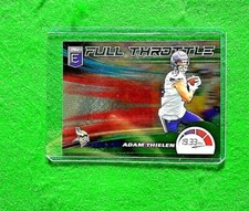 ADAM THIELEN FULL THROTTLE GREEN PARALLEL VIKINGS 2020 DONRUSS ELITE FOOTBALL 
