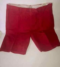 St. John's Bay. Men's Shorts Legacy Flat Front Dusty Red  Size: 42 Inseam 10