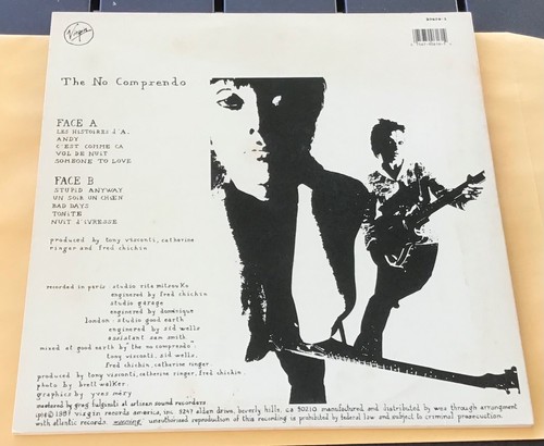 Les Rita Mitsouko The Noc Omp Ren Do The No Comprendo Record Album - Picture 2 of 4