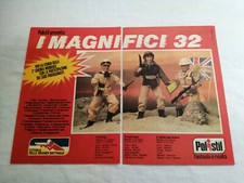 PUBBLICITA' ORIGINALE ADVERTISING SOLDATINI "I MAGNIFICI 32" POLISTIL del 1977