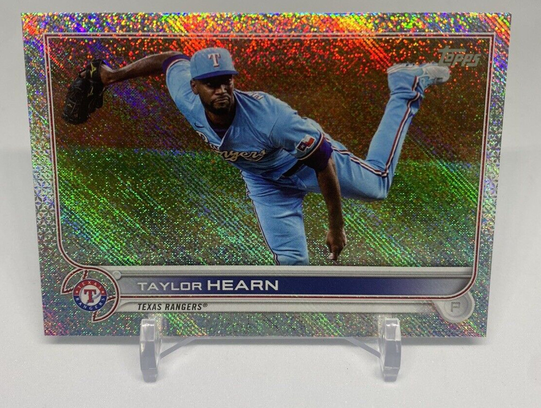 2022 Topps FOILBOARD #634 Taylor Hearn /875 - Texas Rangers 🔵🔴 (MP)