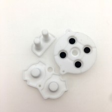 White Silicone Conductive Rubber pads For Nintendo Game Boy Advance GBA Console