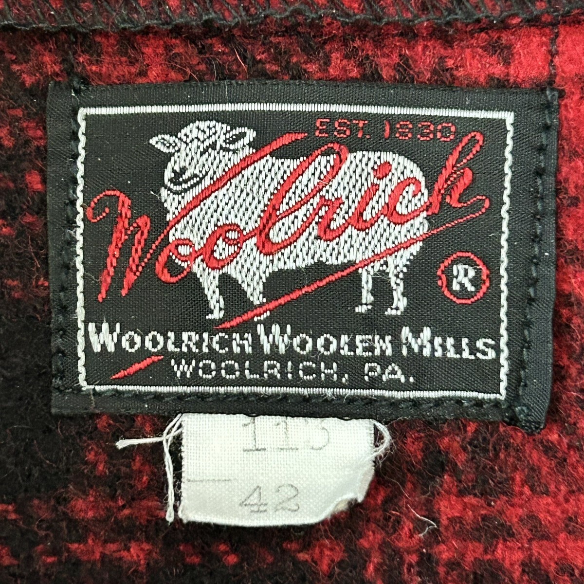 50's WOOLRICH WOOLEN MILLS ストライプ　コート 50s Woolrich ウールリッチ ハンティングコート リサイズ - メルカリ
