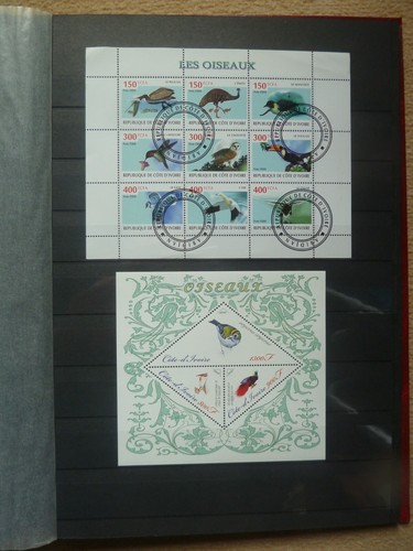 CÔTE D'IVOIRE - BELLE COLLECTION - OISEAUX / BIRDS - 26 BLOCS **MNH - Afbeelding 6 van 13