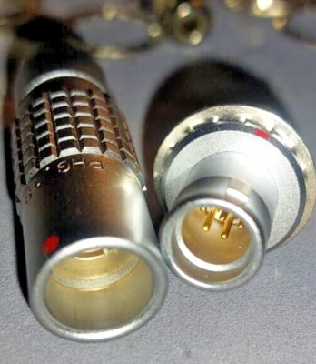 1 x Lemo / Lemosa PHG.1B 7-poliger Stecker + Buchse, Swiss Made *TOP*