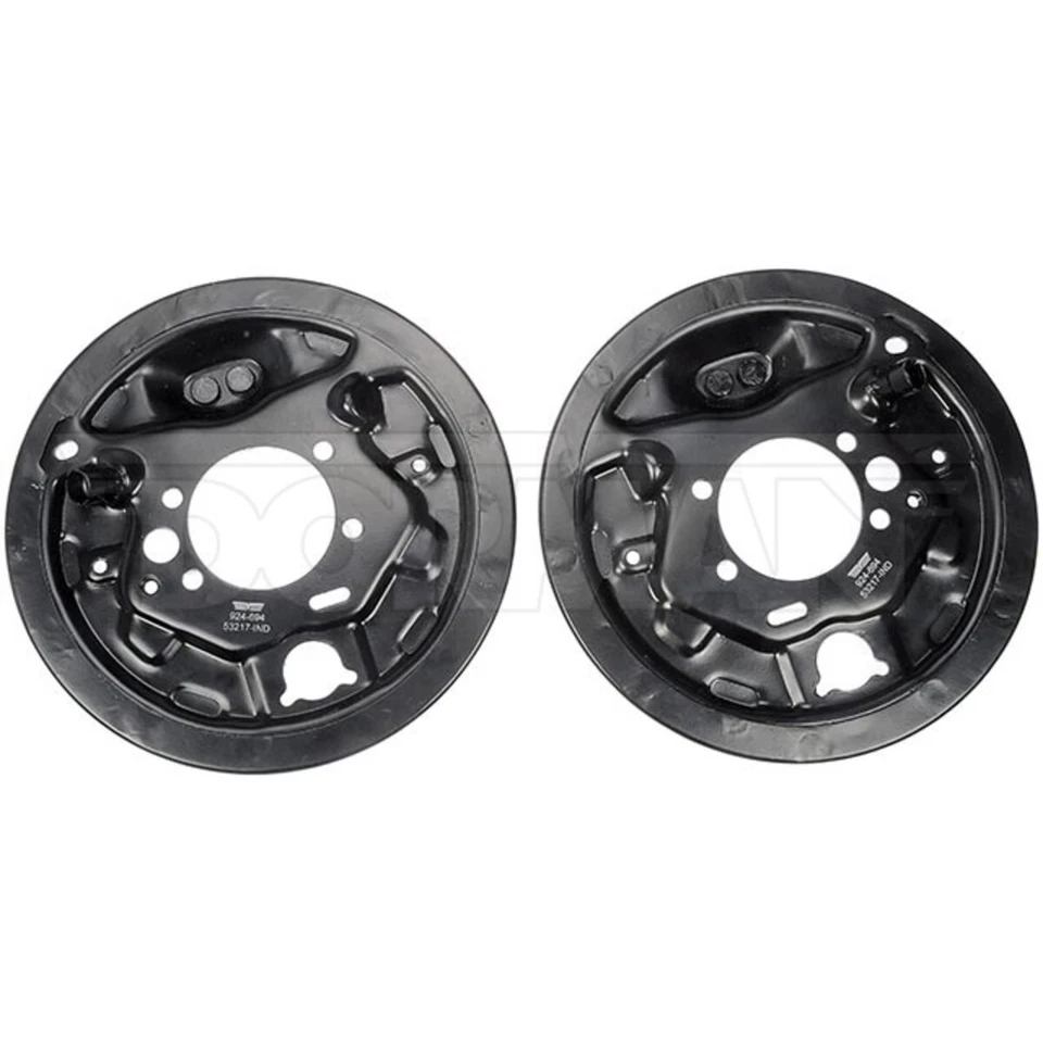 924-694 Dorman Set of 2 Brake Backing Plates Rear for Subaru Forester 98-08 Pair - Изображение 3 из 4