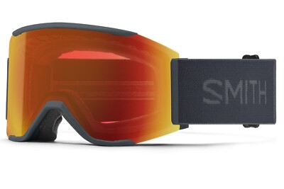 Smith Squad Mag Ski / Snow Goggles Slate, Everyday Red Mirror Lens