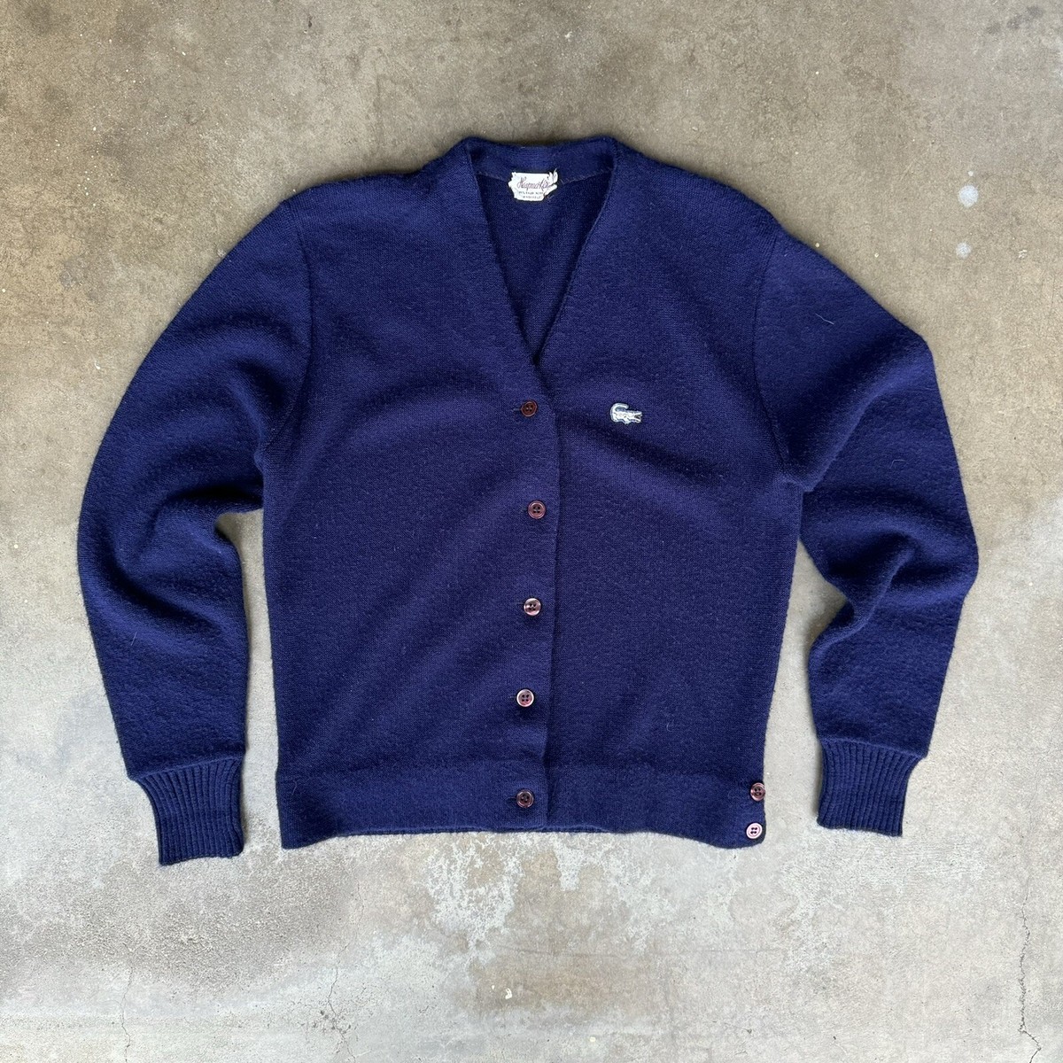 70’s LACOSTE LACOSTE Vintage 70s Made in France Men's Tennis Golf Cotton Pique