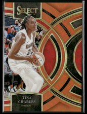 2024 Panini Select WNBA #107 Tina Charles Orange Premier Prizm /125
