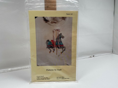 Pattern By Gayle Iron On Carousel Horse Pattern #107 - 第 1/2 張圖片