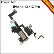 AURICULAR SUPERIOR PARA APPLE IPHONE 12 / 12 PRO REPUESTO ALTAVOZ FLEX MICROFONO