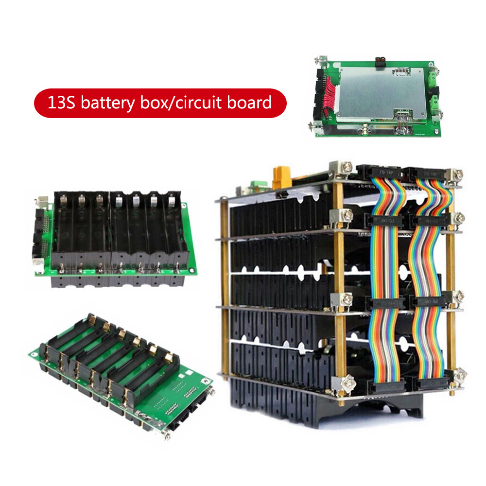 Li-ion Battery Box Holder,13S 48V 20A/45A BMS Circuit board 48V 13S Power Wall