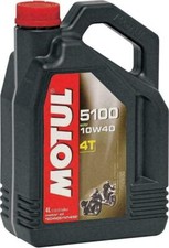 Motul 104068 5100 4T ESTER/SYNTHETIC ENGINE Motorcycle Oil 10W-40 4 Liter 54.95 per gallon
