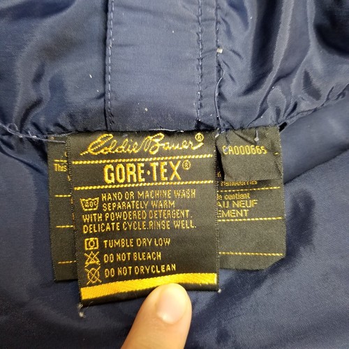 ✅VTG Eddie Bauer Jacket Pink Gore-Tex Windbreaker Women's LARGE Coat✅BROKEN SNAP - Picture 9 of 12