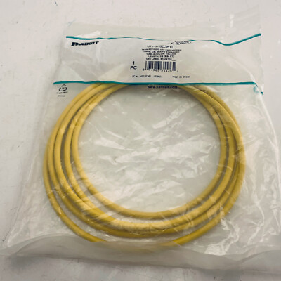 PANDUIT UTP6ASD3MYL TX6A-SD Cat 6e RJ45 10GIG UPT Patch Cord T568B CM 24AWF