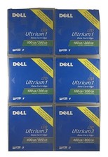Dell LTO Ultrium 1  3 Data Cartridge Tape Drive Lot of 6 