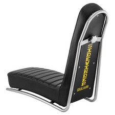 LAMBRETTA GP 125 TO 200 1970s STYLE CUSTOM S/S SIDEWINDER EMBOSSED CHOPPER SEAT