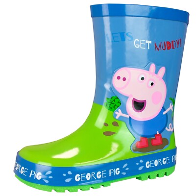 Peppa Pig Gummistiefel | George Pig Gummistiefel | Jungen Regenstiefel