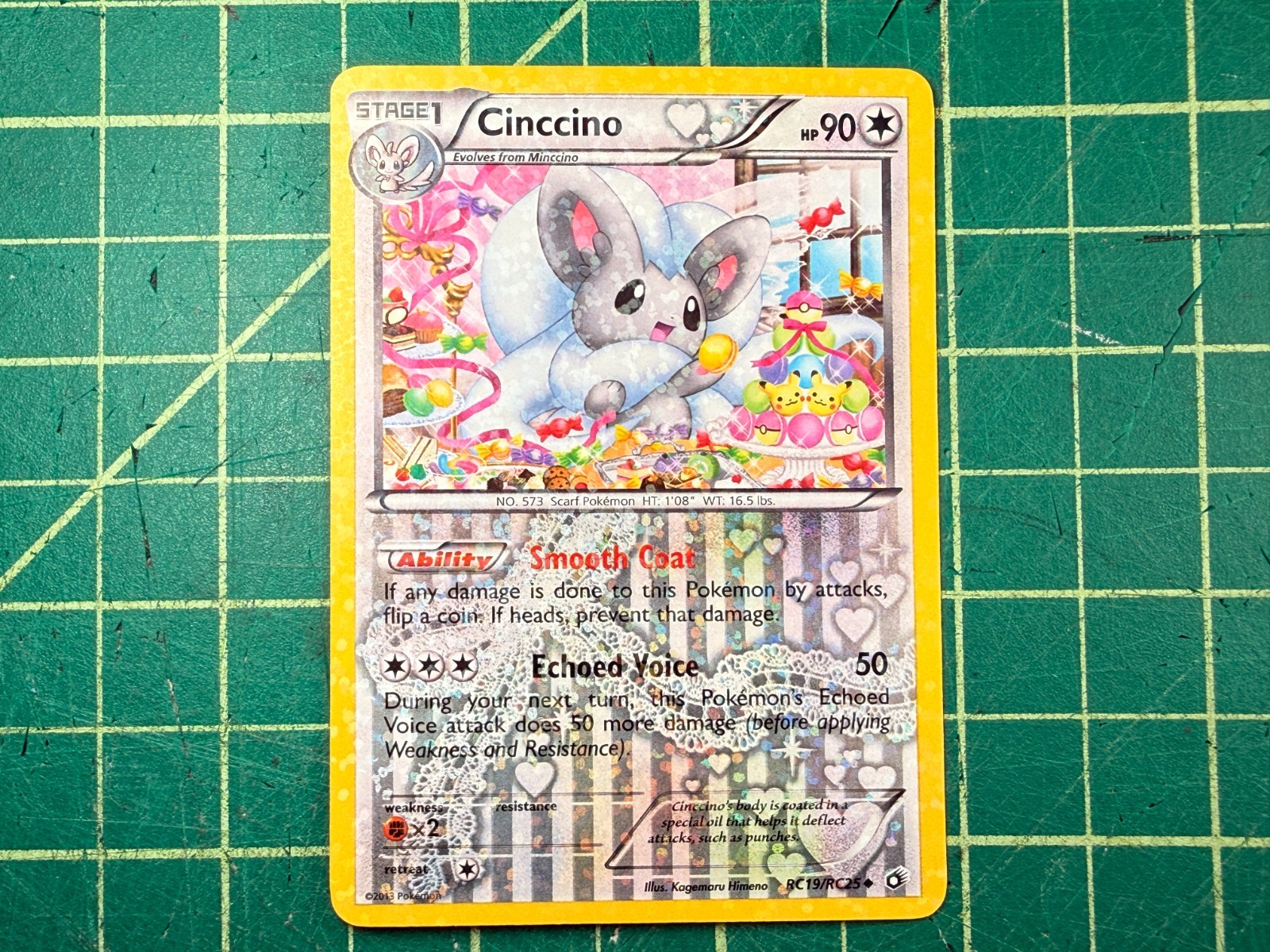 Cinccino RC19/RC25 Legendary Treasures: Radiant Collection Holo