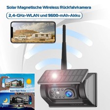 WIFI Solar Rückfahrkamera Funk Kabellos Für Android Phone iPhone RV LKW Van Auto
