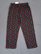 NWT Star Wars Men  s Darth Vader, Red And Black Pajama Bottoms Size L