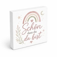 Holzbild In 15X15 Cm SchöN - Dekoratives Holzschild Mit Spruch Mit Spruch: