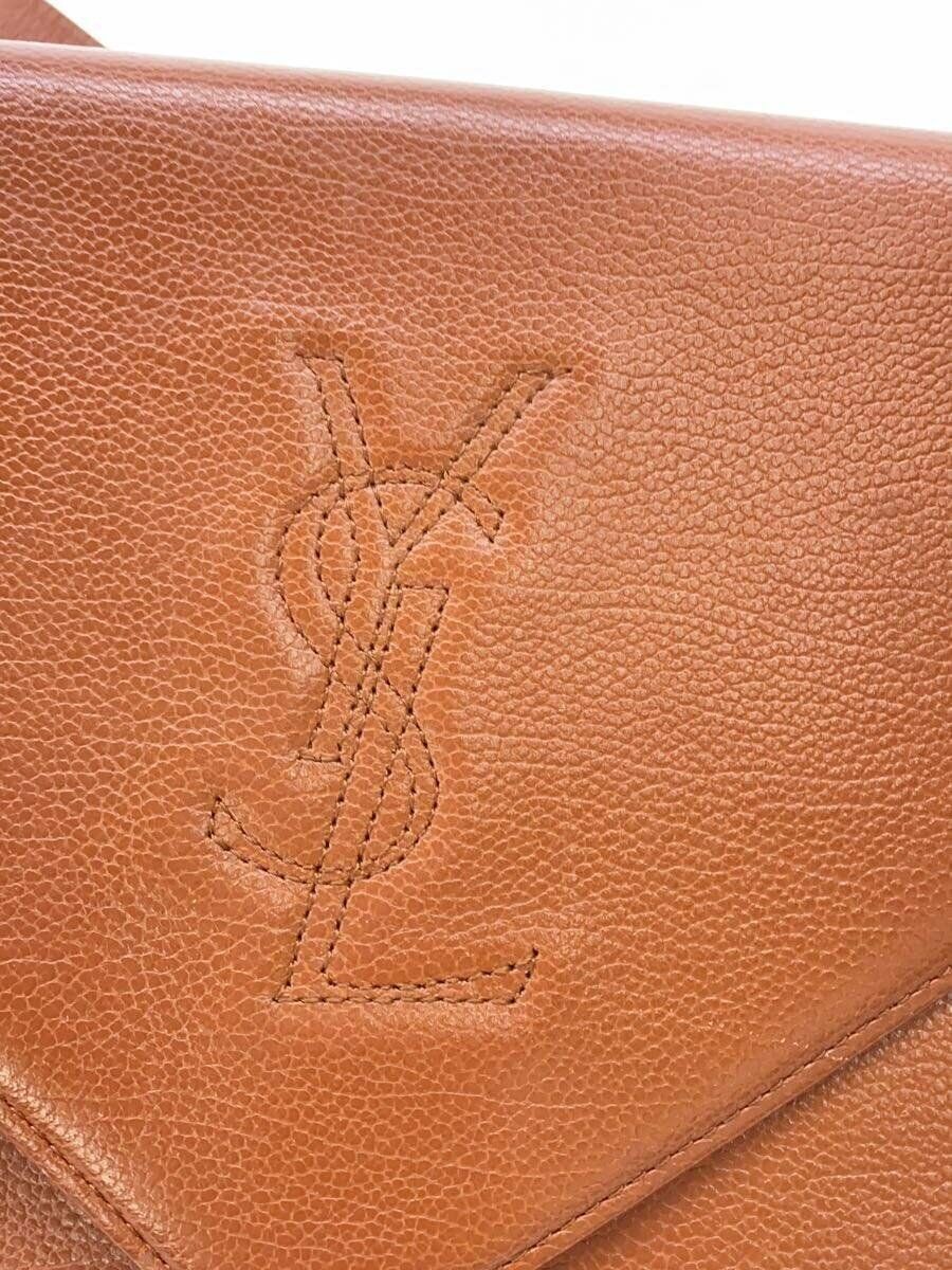 BORSA A TRACOLLA YVES SAINT LAURENT Marrone SOLIDA Usata