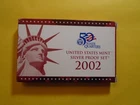 2002  SILVER  PROOF SET (  2002   SILVER  PROOF SET  10  COINS & COA ) FREE SHIP