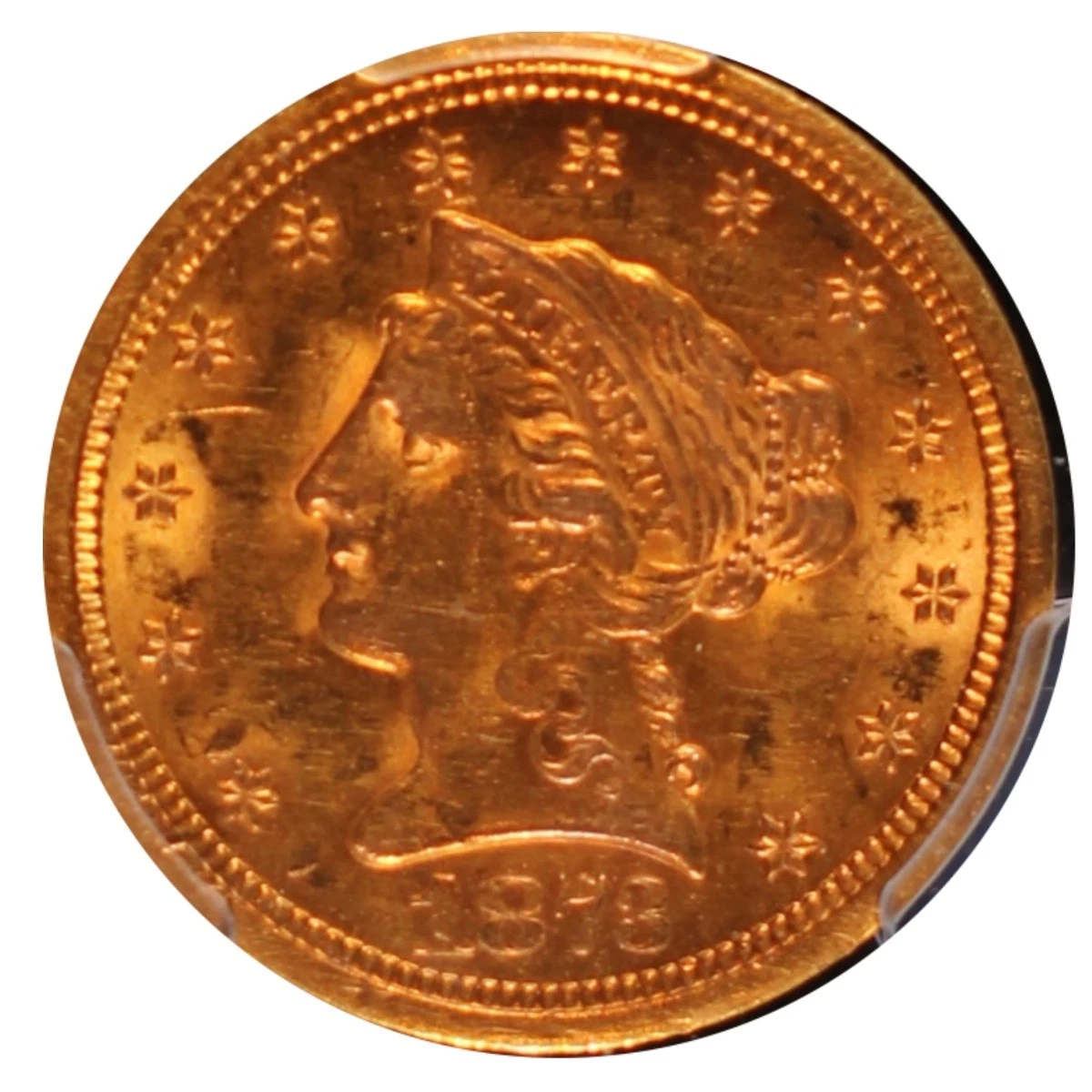1873-S $2.50 Liberty Head Quarter Eagle PCGS MS62