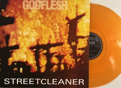 Godflesh - Streetcleaner LP 2016 Earache   MOSH 15 [Orange] VG+/EX *UK