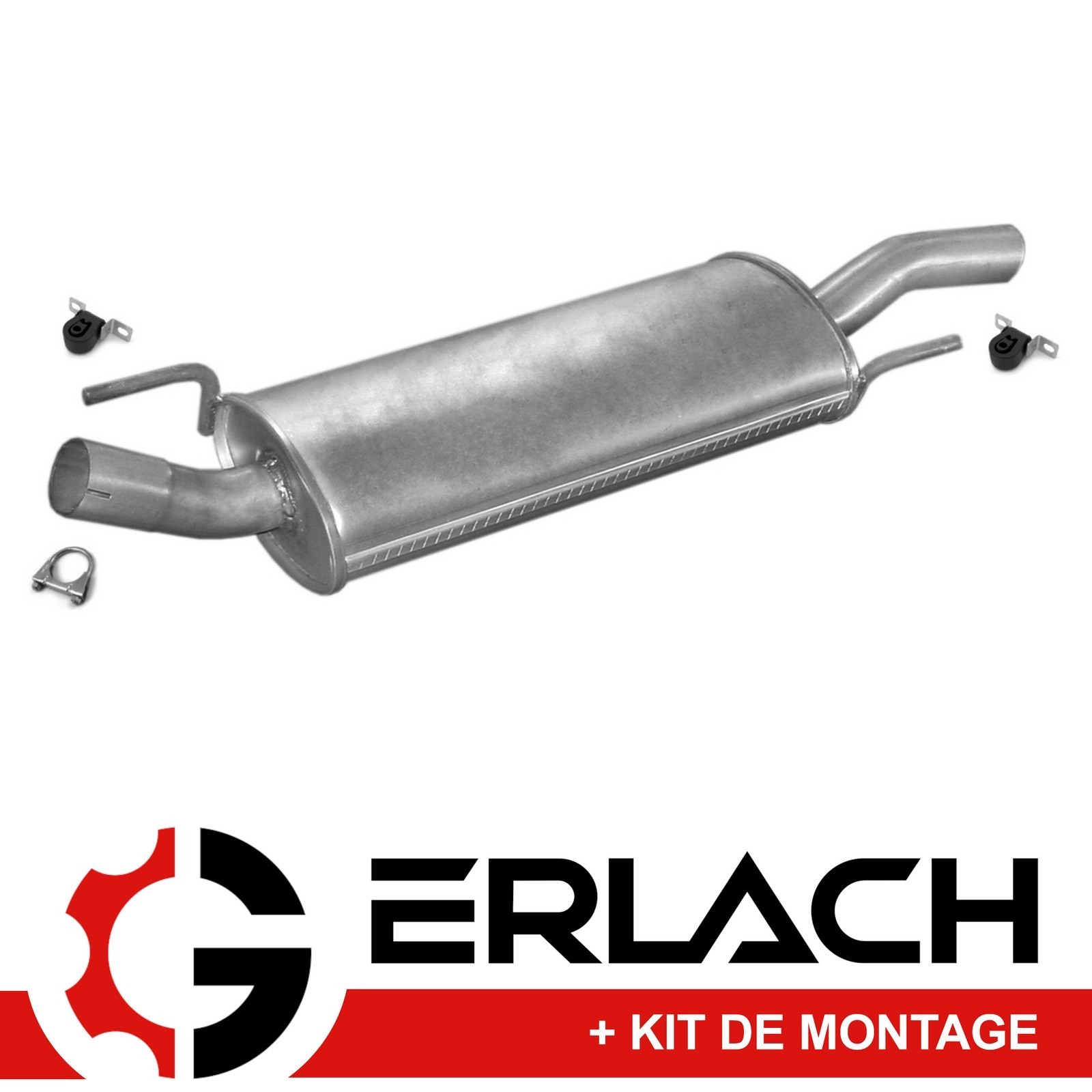 Silencieux arriere pour Ibiza Fabia Polo 1.2 qualite d origine en acier renforce