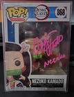 Demon Slayer - Nezuko Kamado - #868 Funko Pop! Signed by Abby Trott w/ JSA Cert