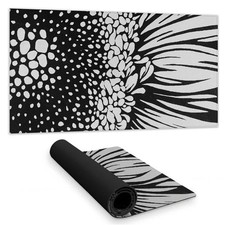 Begin Home Decor C1DM1531DGL79Q 16 x 32 in. Gerbera Flower Desk Mat - Botanic...