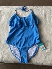 Matalan Blue Swimming Costume Size 12 Bnwt