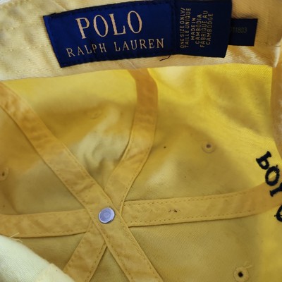 Polo Ralph Lauren Yellow Baseball Cap with Blue Pony Logo NWT Polo Ralph Lauren Unisex Blue Pony Logo | Mercari main image 4